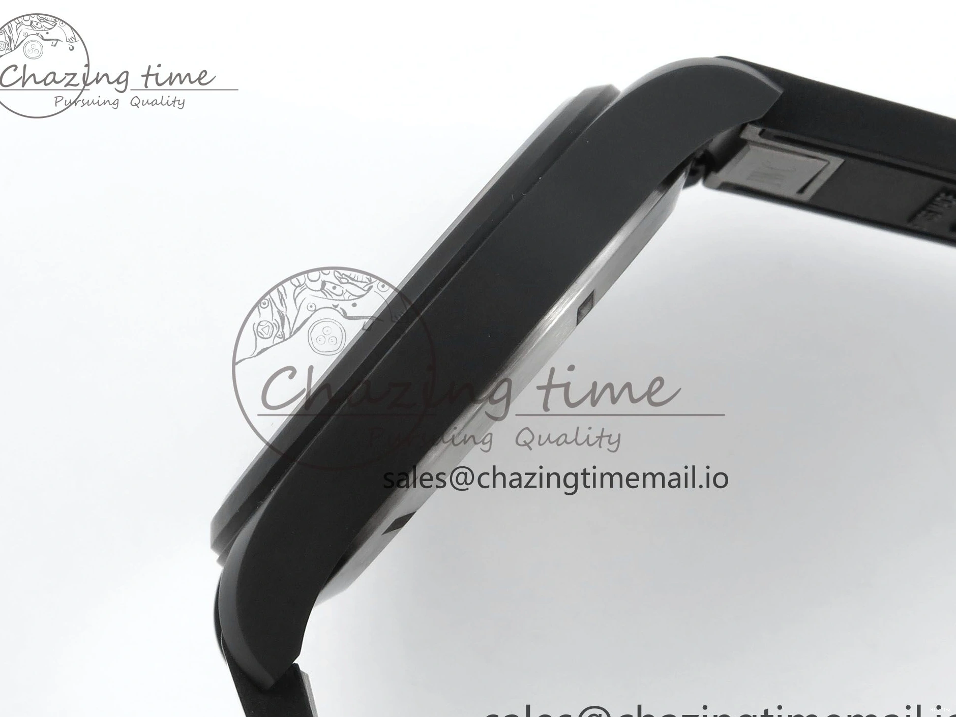 MIROTIME 0117 TravelReady Pilot IW326905 Black Aces M+F 1:1 Best Edition White Dial on Black Rubber Strap MY 7000